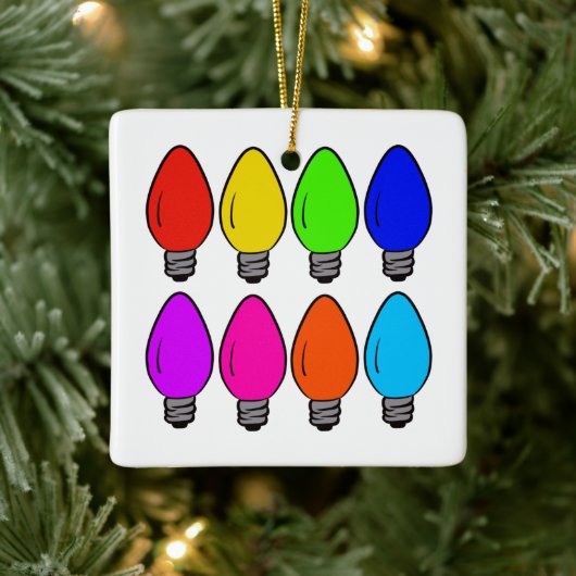 Kerstaire  blikjes Keramisch Ornament (Boom)