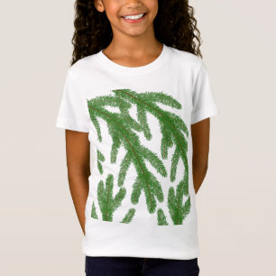 Kerstaire boomtakken t-shirt