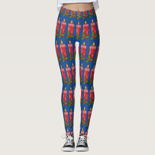 Kerstaire kaars met Holly Leggings
