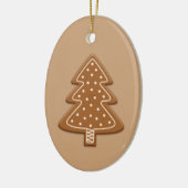 Kerstaire kerstboomstructuur met tekst keramisch ornament (Links)