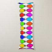 Kerstaire lampen Sierkussen Lichaamskussen (Voorkant Verticaal)