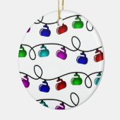 Kerstairlicht voor versiering keramisch ornament (Links)