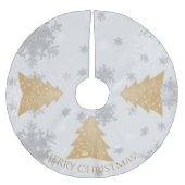 Kerstairrok met goudkoorts kerstboom rok (Voorkant)