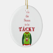 Kerstairversierversiering Keramisch Ornament (Rechts)