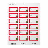 Kerstakelmolen Etiket (Full Sheet)