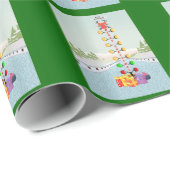 Kerstakelpapier met motor cadeaupapier (Rol Hoek)
