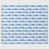  kerstakelwagen RV-kerstabel Cadeaupapier (Vlak)