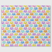  kerstakelwagen RV-kerstabel Cadeaupapier (Vlak)