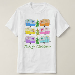  kerstakelwagen RV-kerstabel T-shirt