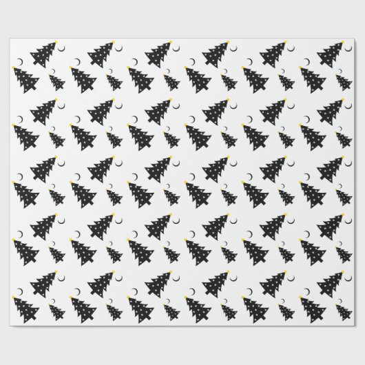 Kerstakerbonusboom Cadeaupapier (Vlak)