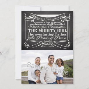 Kerstakergeschrift voor Chalkboard Feestdagenkaart