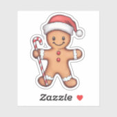 Kerstakerkoekjeskoekje Sticker (Vel)