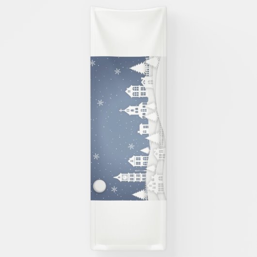 Kerstakerlandschap Spandoek (Verticaal)