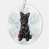 Kerstakerversiering Caïro Keramisch Ornament (Links)