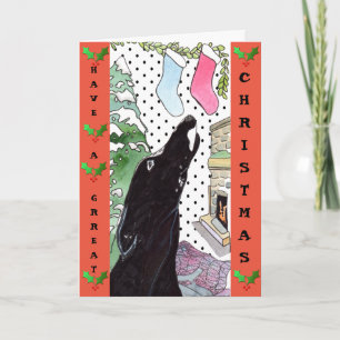 Kerstakkaart (a32) voor de kust feestdagen kaart