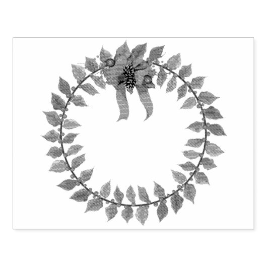 Kerstakkamp Rubberstempel (Afrduk)