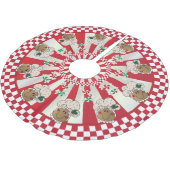 Kerstakkers met kerstarecorder kerstboom rok (Gekanteld)