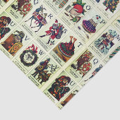 kerstalfabet tissuepapier (Detail)