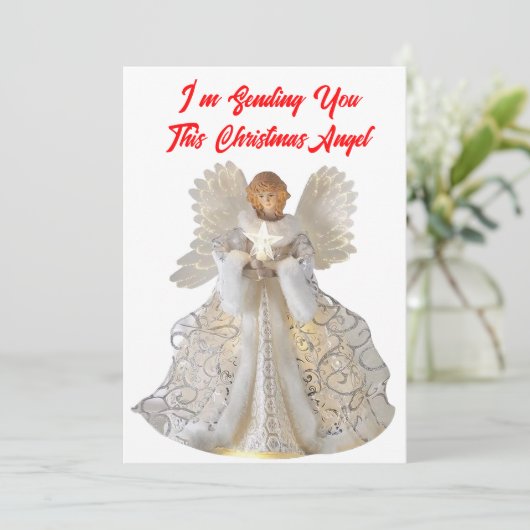 Kerstanenkaart Kaart (Staand voorkant)