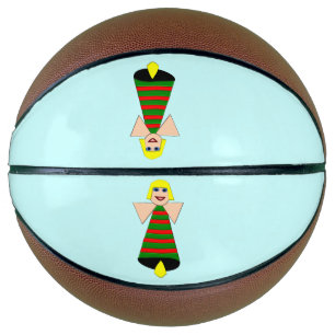 Kerstangel Bell Basketballen