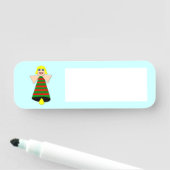 KerstAngel Bell Naamplaatje (In situ)