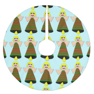 Kerstangel Bell Tree Skirt Kerstboom Rok