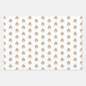 KerstAngel Bunny Inpakpapier Vel (Voorkant)