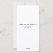 KerstAngel Joy Feestdagenkaart (Achterkant)