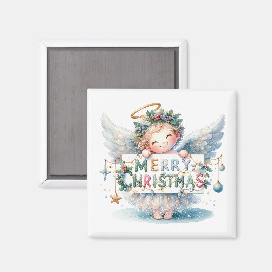 KerstAngel Magnet Magneet (Voorkant / Achterkant)