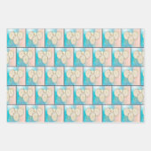 kerstangel met onmiddellijke verpakking Papierblad Inpakpapier Vel (Voorkant 3)