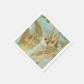  kerstangel servet (Hoek)