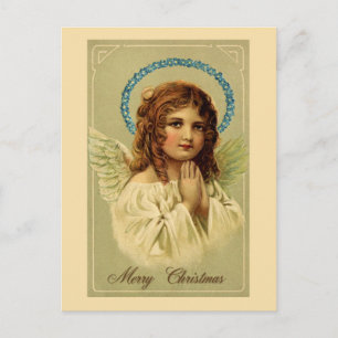  kerstangel voor de  kerst briefkaart