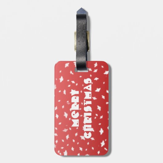 Kerstangels Bagagelabel (Achterkant verticaal)