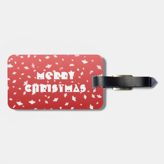 Kerstangels Bagagelabel (Achterkant horizontaal)