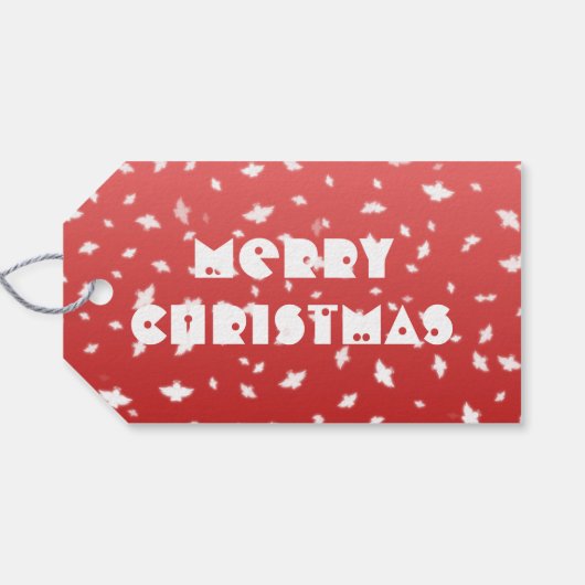 Kerstangels Cadeaulabel (Achterkant Horizontaal)