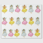 KerstAngels Dancing JL Biel Cadeaupapier (Vlak)