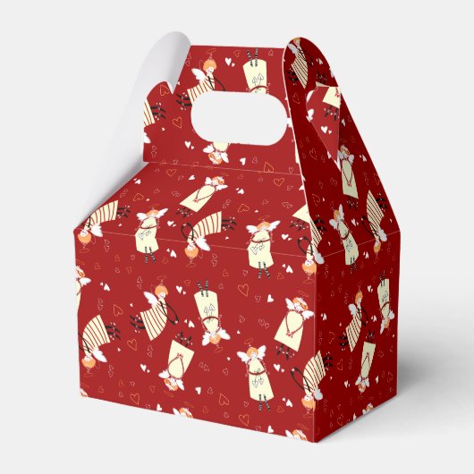 KerstAngels Gable Favor Box Bedankdoosjes (Achterkant)