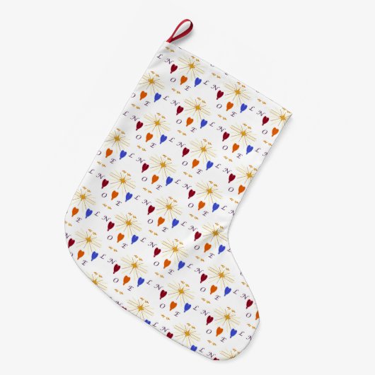 KerstAngels in Star Noel Grote Kerstsok (Voorkant (Hangend))