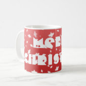 Kerstangels Koffiemok (Voorkant links)