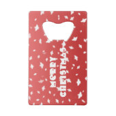 Kerstangels Kredietkaart Flessenopener (Achterkant)