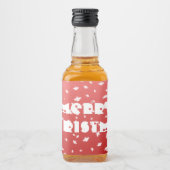 Kerstangels Likeurfles Etiket (Voorkant)