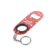 Kerstangels Mini Flessenopener (Achterkant Gekanteld)