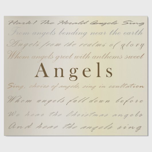 kerstangels papier (Vlak)