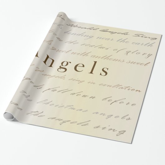 kerstangels papier (Uitgerold)