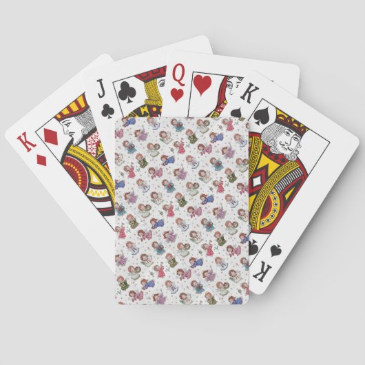 Kerstangels Pokerkaarten (Achterkant)