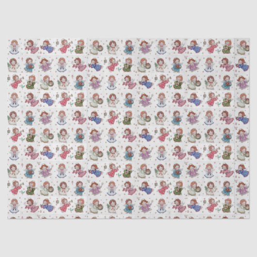 Kerstangels Tissuepapier (Voorkant)