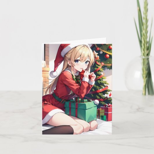 Kerstanime O - AI Kaart (Voorkant)