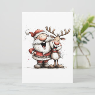 Kerstansichtkaart, Holiday Mini Art Print & Groet Feestdagenkaart