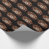 Kerstantieke Jezus Natitivity Manger Scene Cadeaupapier (Hoek)