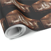 Kerstantieke Jezus Natitivity Manger Scene Cadeaupapier (Rol Hoek)